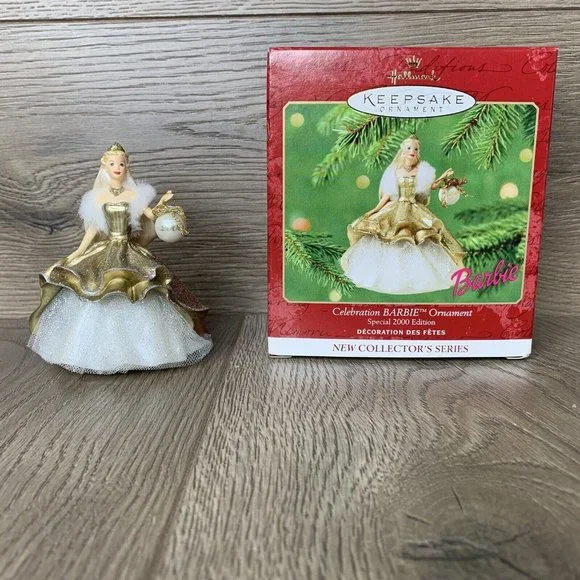 Hallmark Keepsake 2000 Christmas Celebration Barbie Ornament Special Edition - Picture 1 of 6